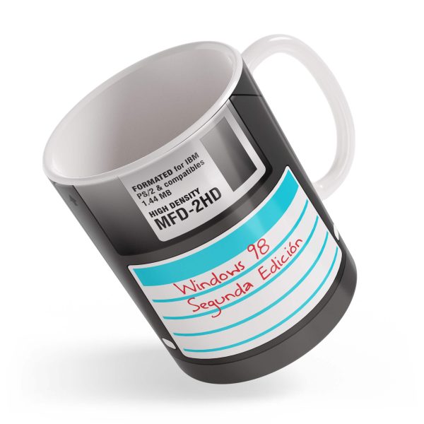 Taza Diskette Retro