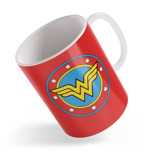 Taza Escudo Mujer Maravilla