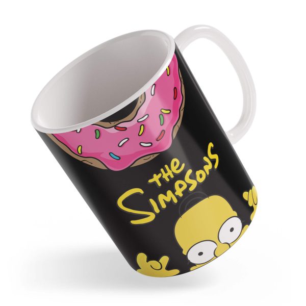 Taza Dona de Los Simpsons