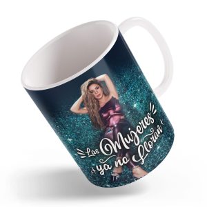 Taza Shakira Las mujeres ya no lloran glitter