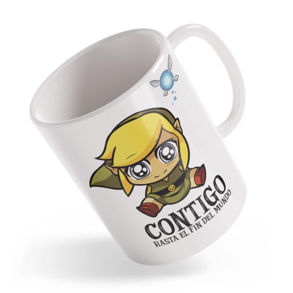 Taza Link Zelda chibi