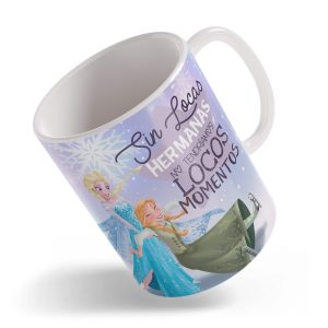 Taza Sin Locas Hermanas Frozen