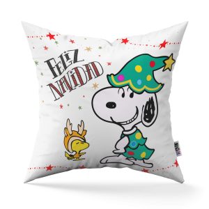 Cojín Snoopy Feliz Navidad