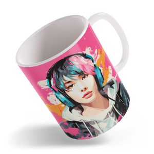 Taza Suga BTS Ilustración