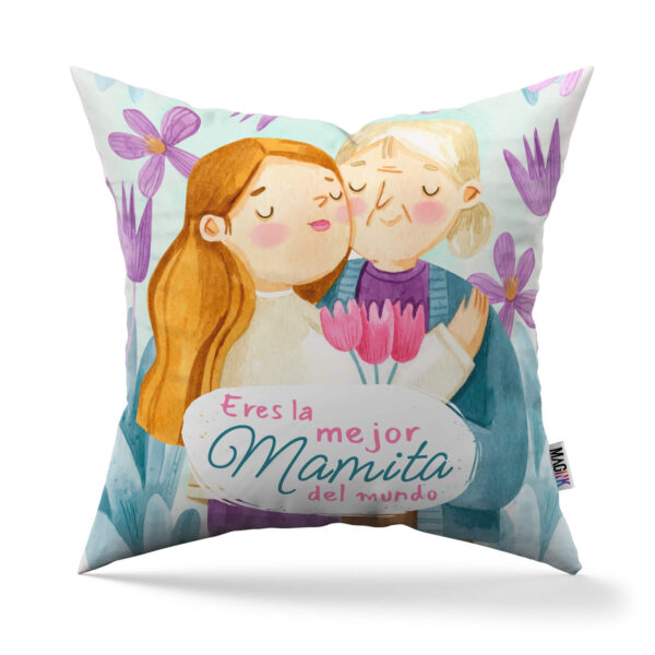 Cojín Eres la mejor mamita del mundo